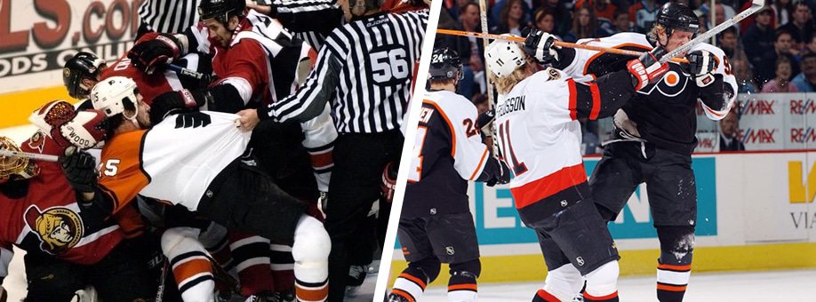 Ottawa Senators vs Philadelphia Flyers 2004