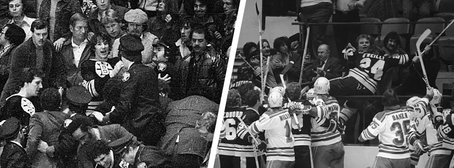 Boston Bruins vs New York Rangers 1979