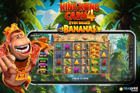 king kong cash even bigger bananas 4 slot image