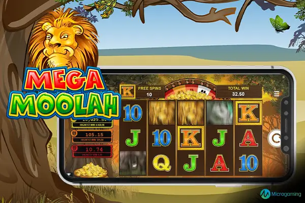 mega moolah slot image