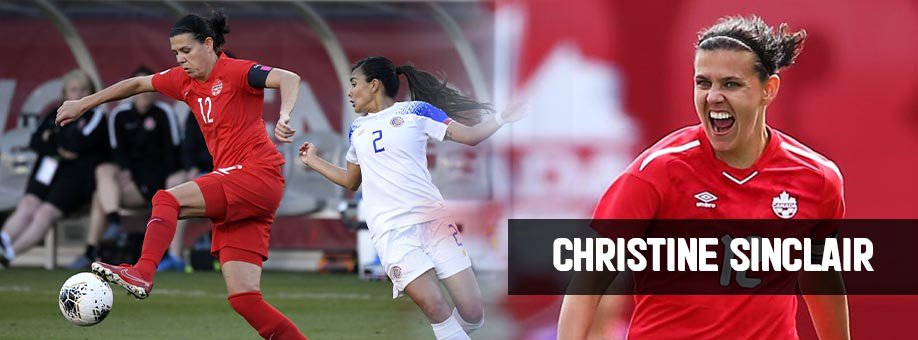 World's Leading Soccer Scorer Christine Sinclair