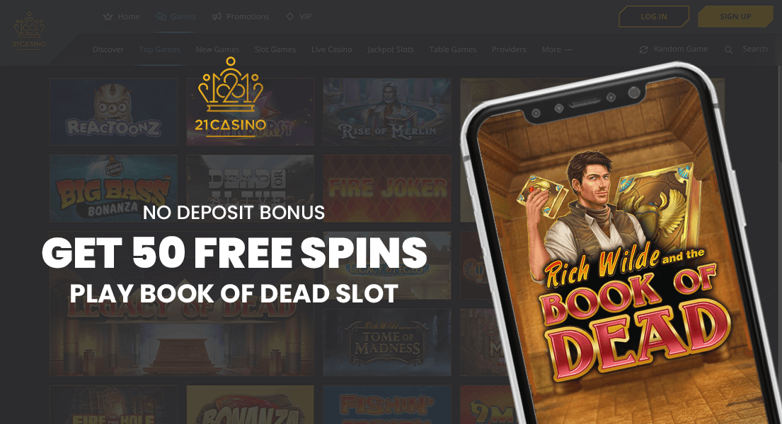 21 casino 50 free spins no deposit