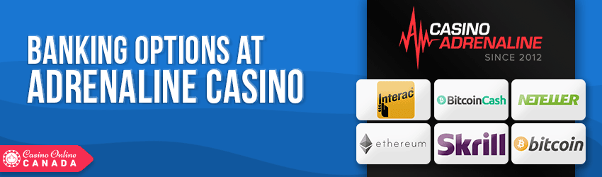 Adrenaline Casino Banking