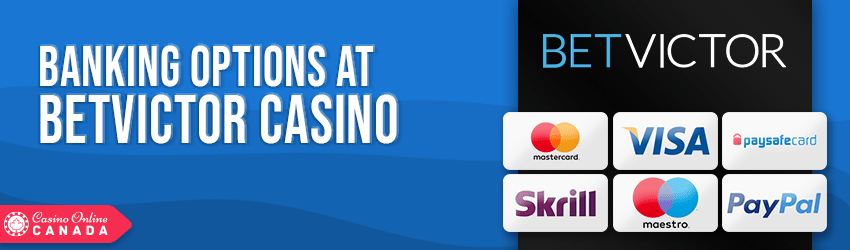 BetVictor Casino Banking