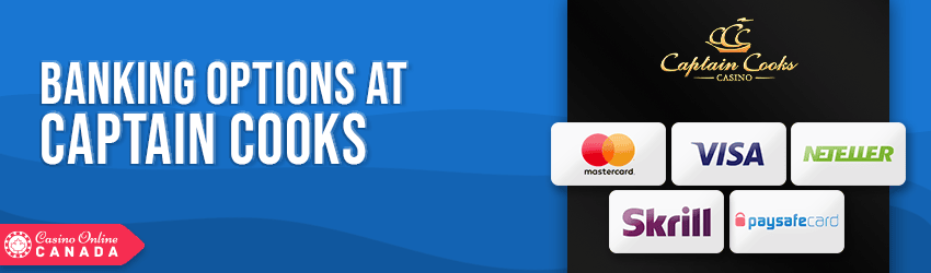 Captain Cooks Casino Banking