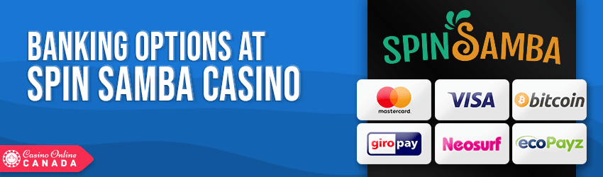 SpinSamba Casino Banking