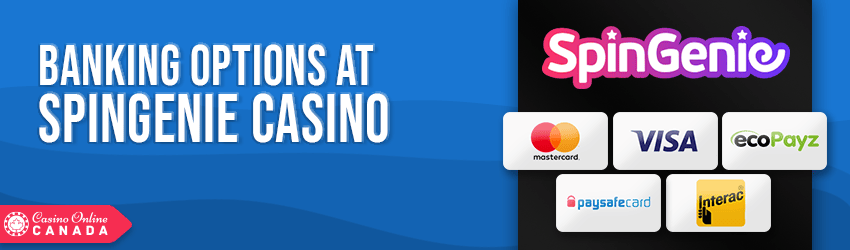 SpinGenie Casino Banking