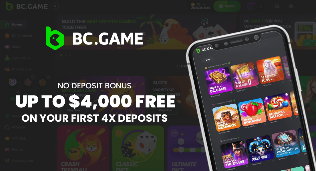 casino bcgame 4000 dollar no deposit bonus