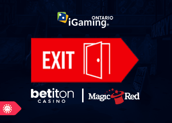 betiton and magicred exit ontario igaming market