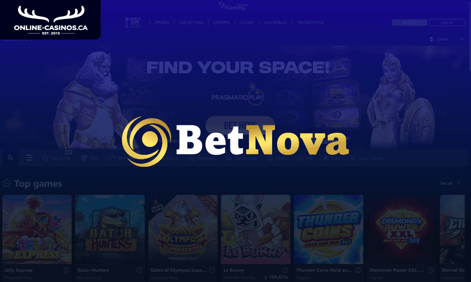 betnova casino ontario logo