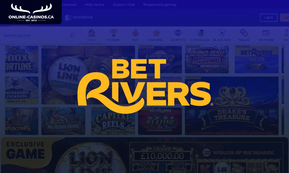 betrivers casino ontario logo