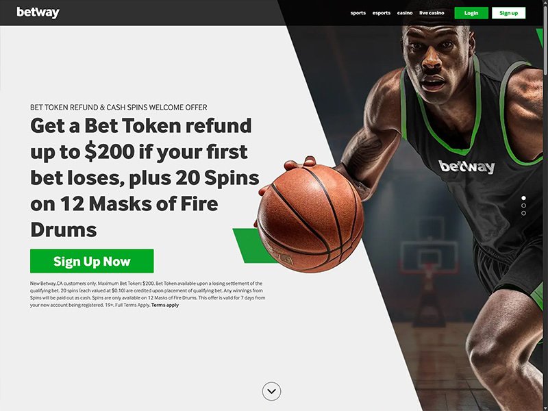 Betway Casino Alberta website