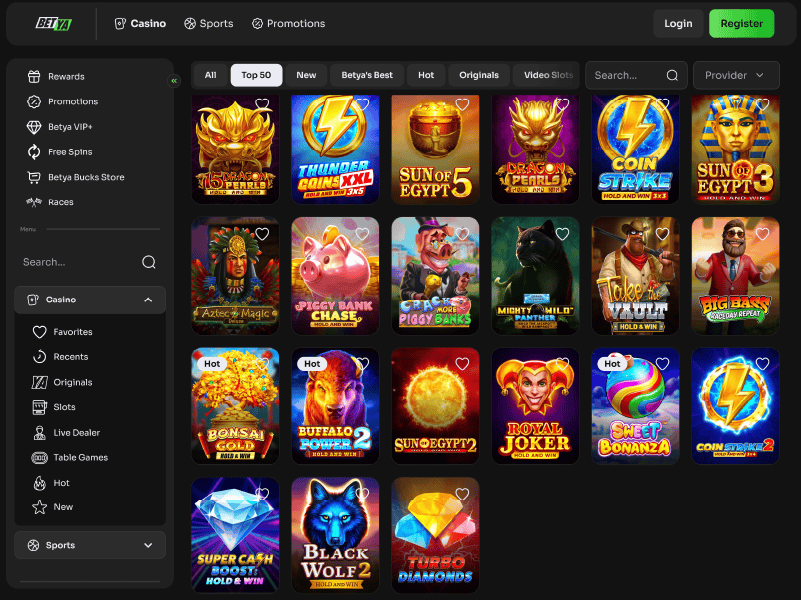 Betya games