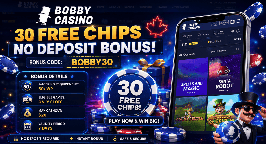 bobby casino free chip bonus