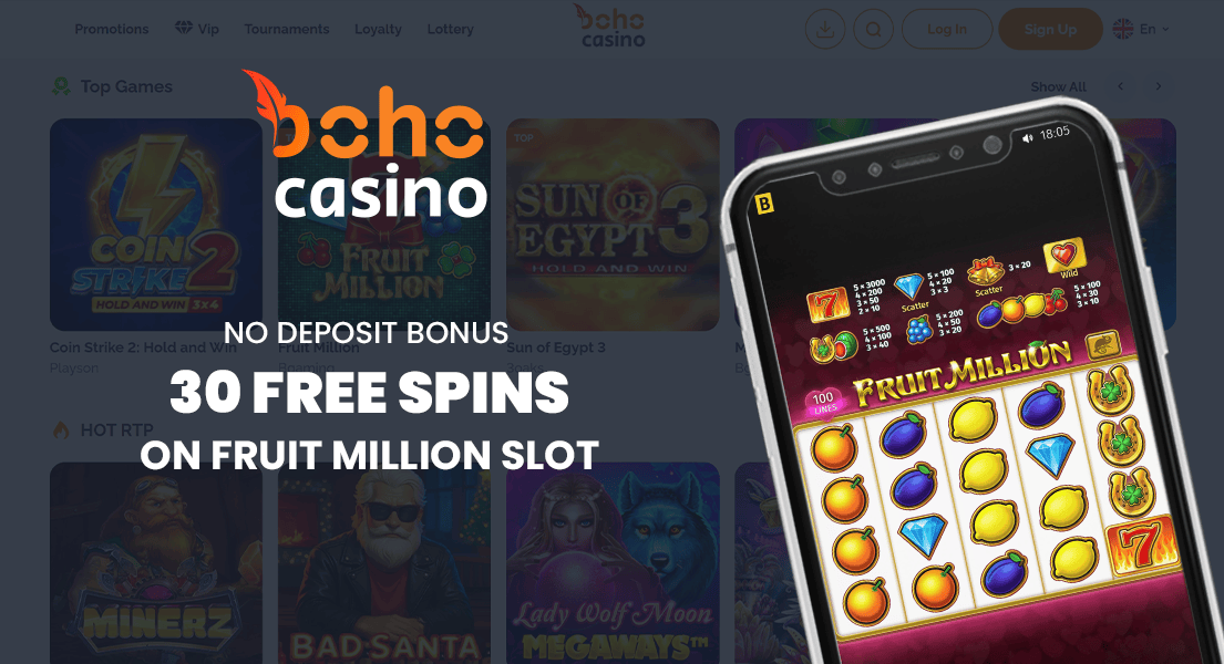 boho casino free spins no deposit