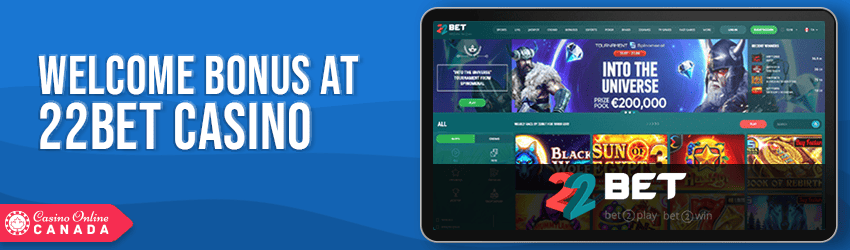 22bet casino bonus