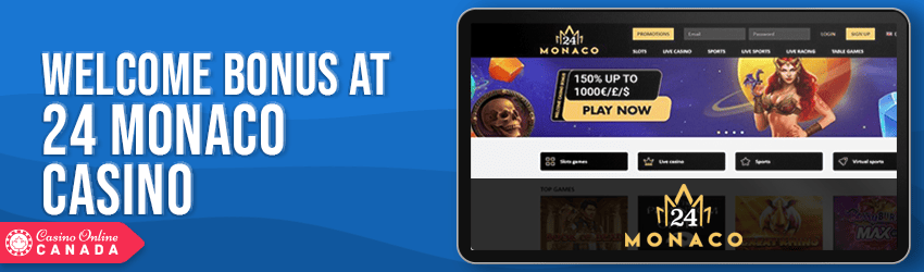 24 Monaco Casino Bonus