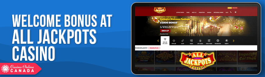 All Jackpots Casino Bonus