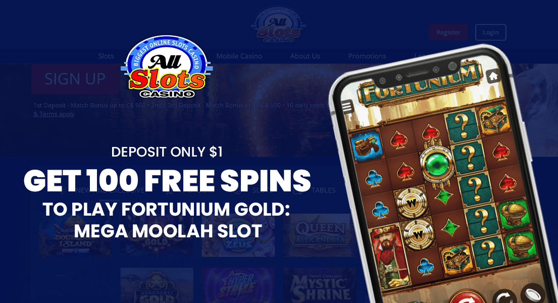 allslots casino 1 dollar deposit
