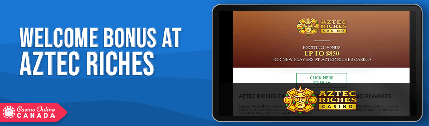 aztec riches casino bonus