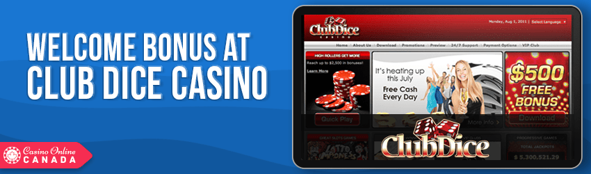 Club Dice Casino Bonus