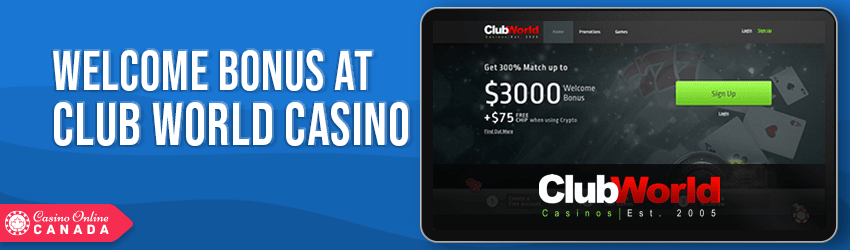 Club World Casino Bonus