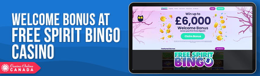 Free Spirit Bingo Casino Bonus