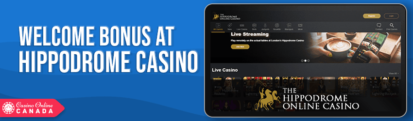 Hippodrome Casino Bonus
