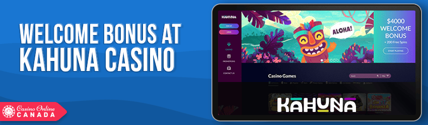 Kahuna Casino Bonus