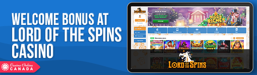 Lord of the Spins Casino Bonus