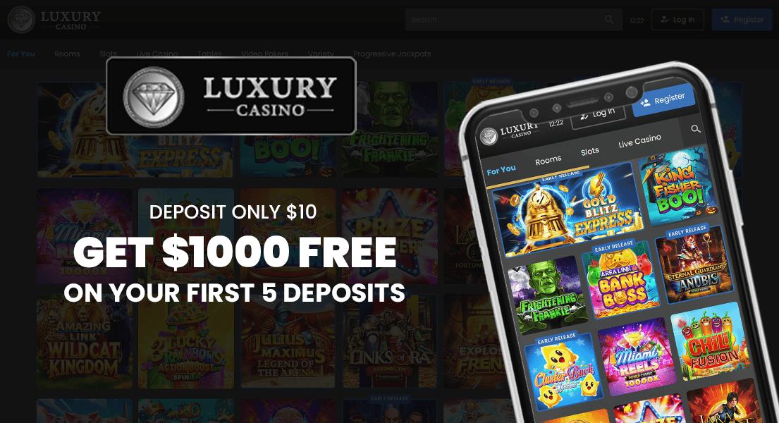 luxury casino 1 dollar deposit