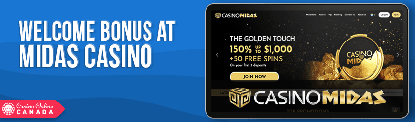 Midas Casino Bonus