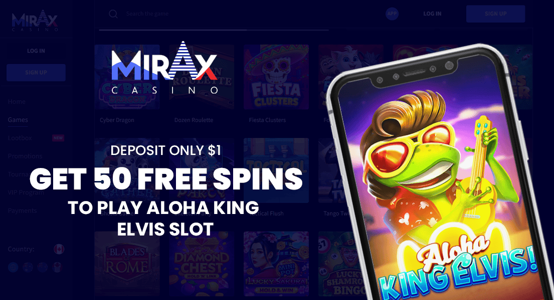 mirax casino 1 dollar deposit