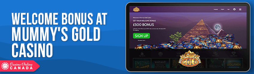 Mummy's Gold Casino Bonus