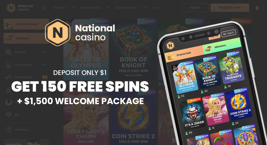 national casino 1 dollar deposit