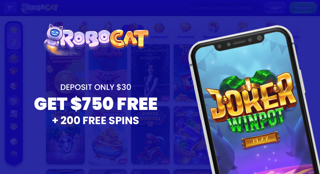 robocat casino 1 dollar deposit