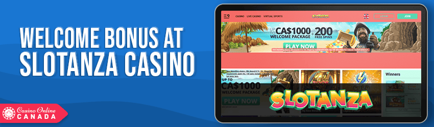 Slotanza Casino Bonus