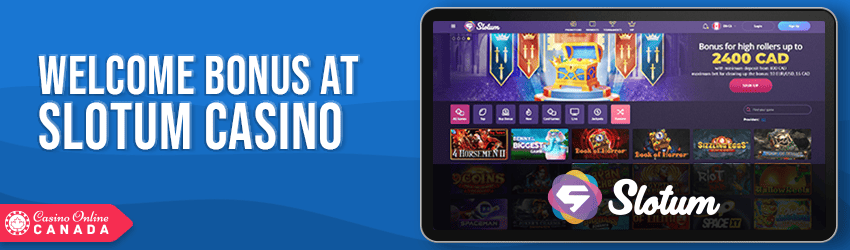 Slotum Casino Bonuses