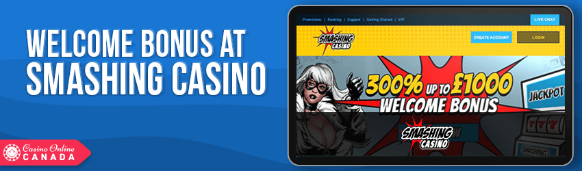 Smashing Casino Bonus