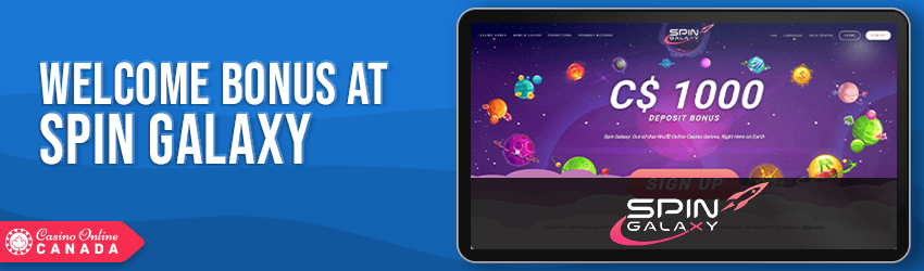 spin galaxy casino welcome bonus