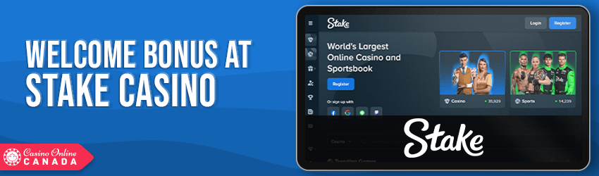 stake casino welcome bonus