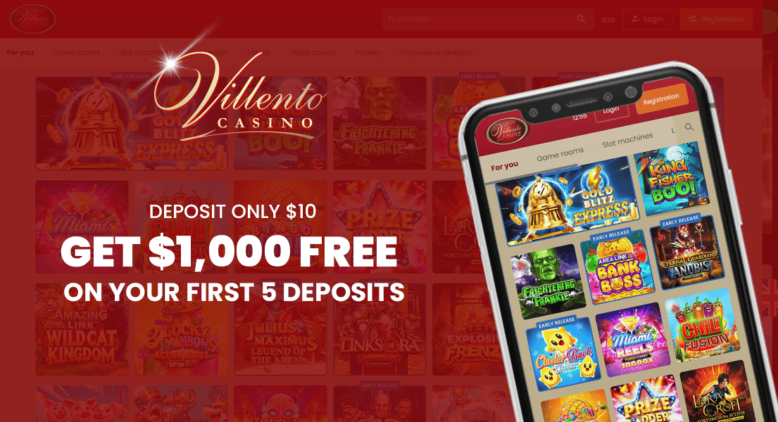 villento casino 1 dollar deposit