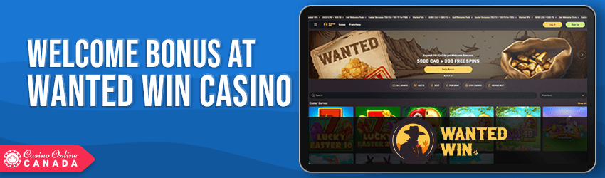 wanted win casino bonus