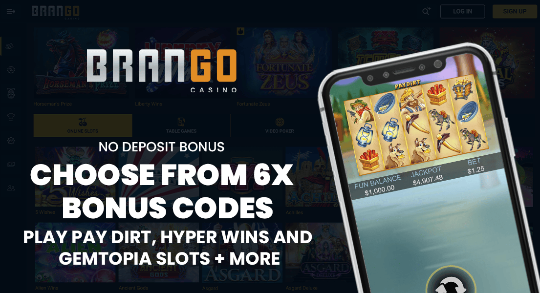 brango 6 bonus codes no deposit