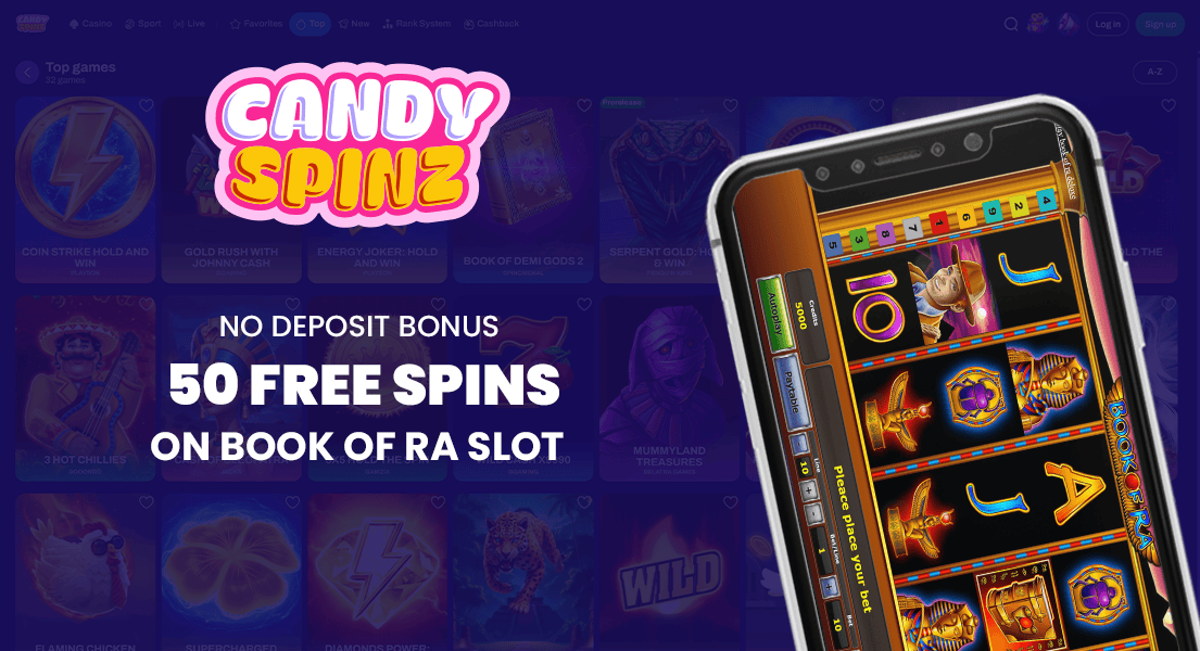 candy spinz casino free spins no deposit