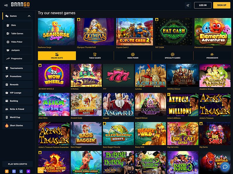 Casino Brango games