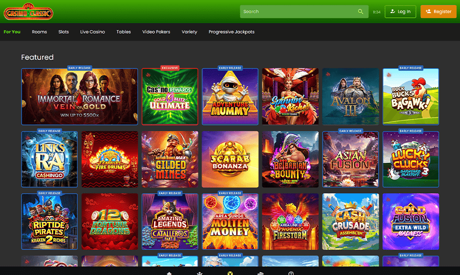 casino classic ontario games screenshot