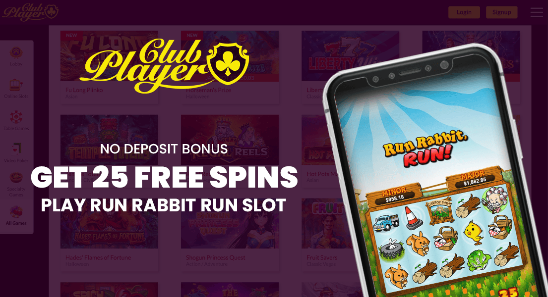 casino club player 25 free spins no deposit