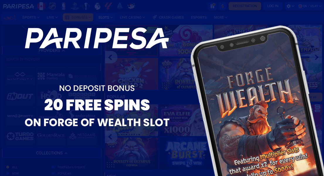 paripesa casino free spins no deposit bonus