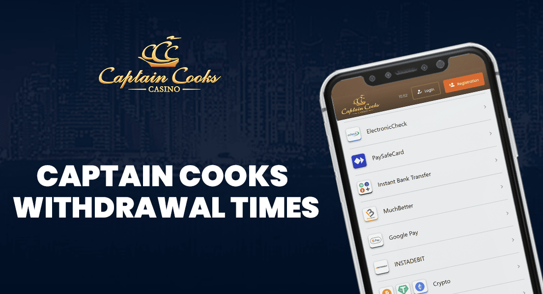 captain cooks withdrawal times
